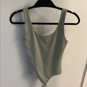 Express Olive Green Bodysuit